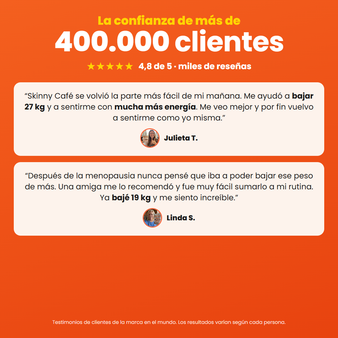 La confianza de mas de 400.000 clientes